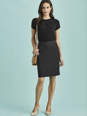 Womens Cool Stretch Multi-Pleat Skirt