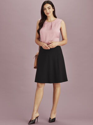 Womens Siena Bandless Flared Skirt