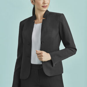 Womens Cool Stretch Short Jacket with Reverse Lapel