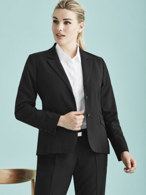 Womens Cool Stretch 2 Button Mid Length Jacket