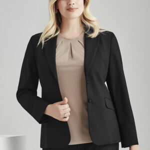 Womens Comfort Wool Stretch Longline Jacket
