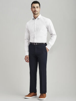 Mens Comfort Wool Stretch Slimline Pant