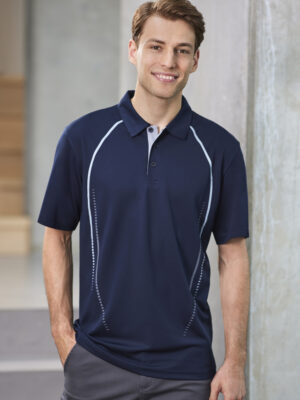 Mens Cyber Short Sleeve Polo