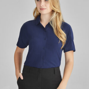 Womens Dahlia Short Sleeve Blouse