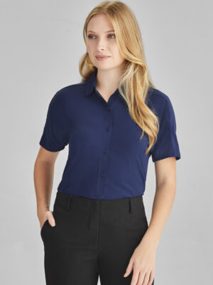 Womens Dahlia Short Sleeve Blouse