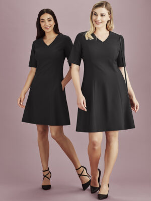 Womens Siena Extended Short Sleeve Dress