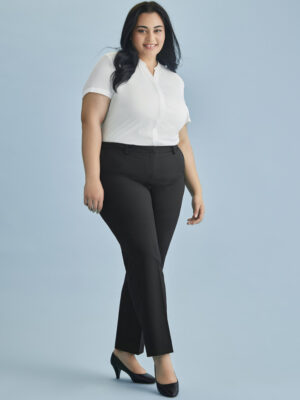 Womens Cool Stretch Tapered Leg Adjustable Waist Pant