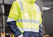 Mens Hi Vis 4 In 1 Waterproof Jacket