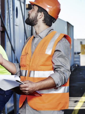 Unisex Hi Vis Zip Vest