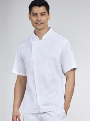 Mens Alfresco Short Sleeve Chef Jacket