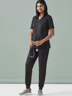 Womens Riley Slim Leg Jogger Scrub Pant