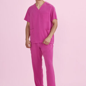 Unisex Pink Scrub Pant