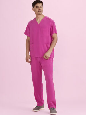Unisex Pink Scrub Pant
