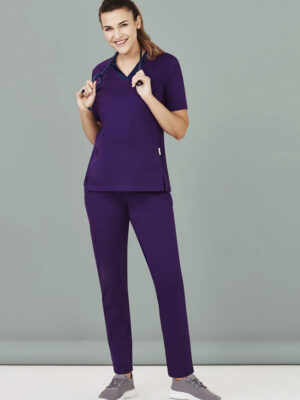 Womens Riley Stretch Scrub Top
