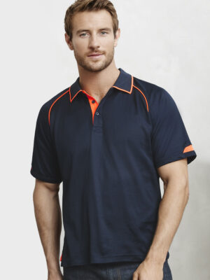 Mens Fusion Short Sleeve Polo