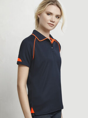Womens Fusion Short Sleeve Polo