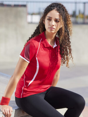Womens Razor Short Sleeve Polo