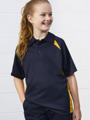 Kids Splice Short Sleeve Polo