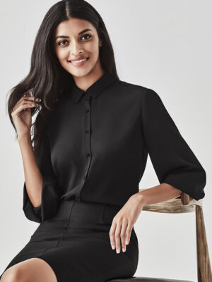 Womens Lucy 3/4 Sleeve Blouse