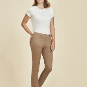 Womens Slim Leg Stretch Chino Pant