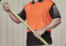 Mens Hi Vis Zone Short Sleeve Polo