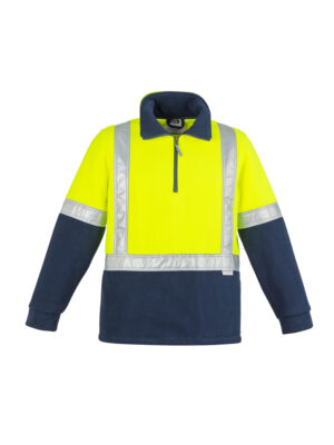 Unisex Hi Vis Polar Fleece Pullover - Shoulder Taped