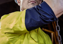 Mens Rugged Cooling Hi Vis Long Sleeve Shirt