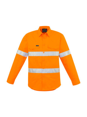 Mens Hi Vis Hoop Taped Long Sleeve Shirt