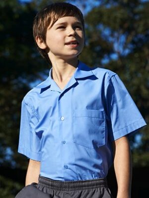 Boys Short Sleeve School Shirt