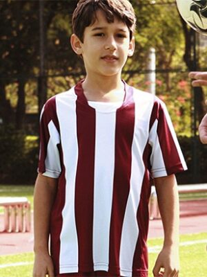 Kids Sublimated Striped Football Jersey